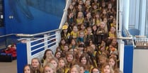 Brownies get to sleep with the fishes during night time adventure at Plymouth's National Marine Aquarium