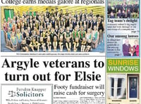 This weeks Ivybridge and South Brent Gazette front page