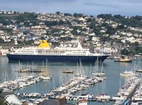 Yachts in River Dart 'clipped' by cruise ship