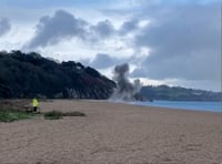 Off-duty Coastguard discovers Second World War bomb on South Hams beach