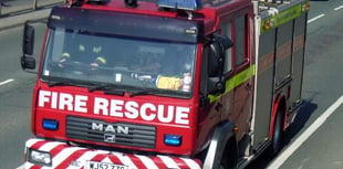 Residents evacuated after fire engulfs house