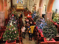 Tree festival lights up St Peter's Church