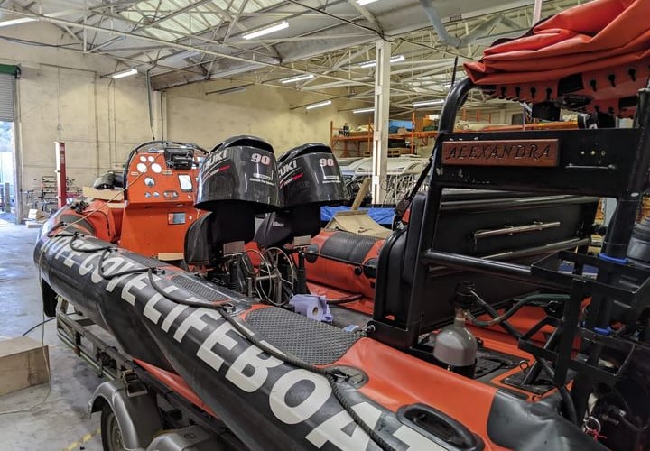 Photo of the lifeboat 