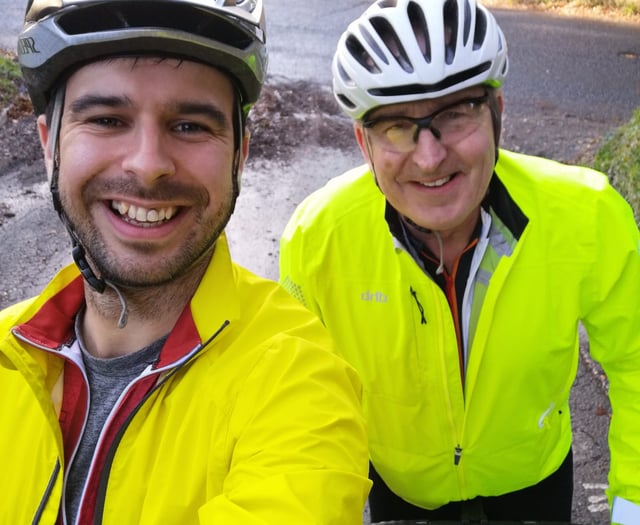 A local man is planning a cycle ride across the county