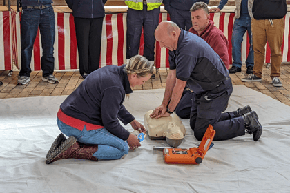 Devon Air Ambulance provides cardiac training for residents