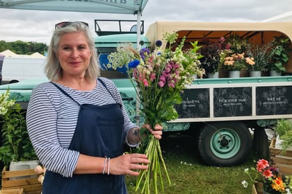 Flower farm blooms at Devon County Show