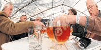 Judging is under way at prestigious beer festival