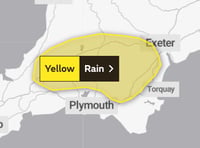 Yellow Warning of heavy rain overnight