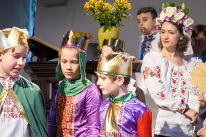 Church packed for Ukrainian Christmas service