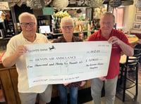 Pub regulars help air ambulance