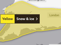 Rain, sleet and snow on the way as Yellow Warning is updated