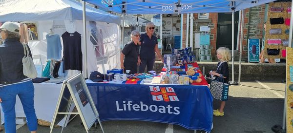 RNLI Salcombe stand