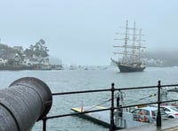 Impressive tall ship visits port