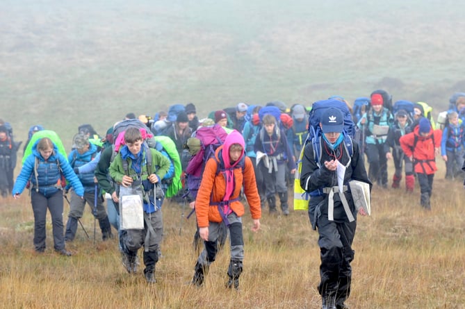  Photo: Steve Pope. MDA070522A_SP035
Okehampton Camp, Dartmoor.  Start of the 2022 Ten Tors event