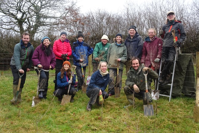 Tree Planting volunteers on Dartmoor (c) Moor Trees