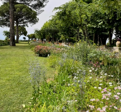 The long border at Villa Cimbrone - Mike Hitch