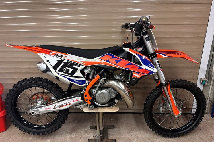 Thieves also stole this KTM 125 motocross bike