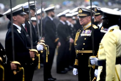 The next generation of naval officers pass out