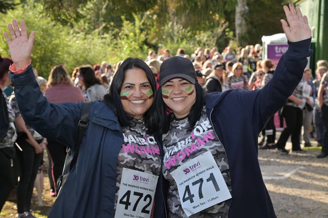 The October 5 walk is in aid of the Sunflower Women’s Centre in Plymouth