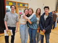 Kingsbridge Community College celebrate GCSE results day