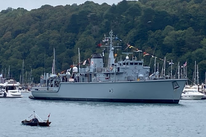 Royal Navy Guard ship HMS Cattistock