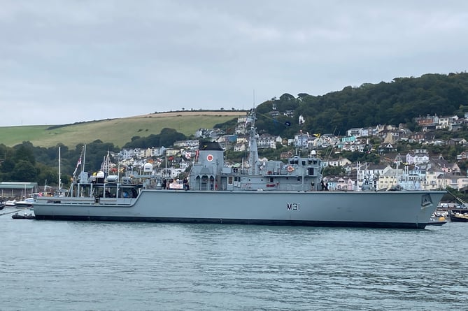 Royal Navy guard ship HMS Cattistock