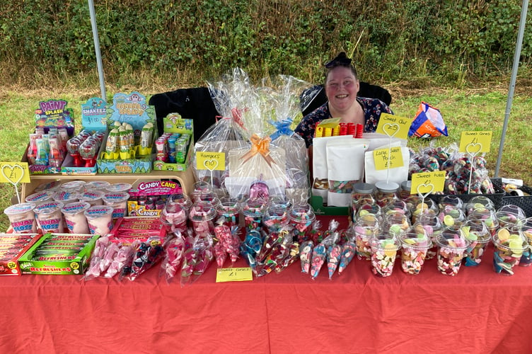 The sweets stall