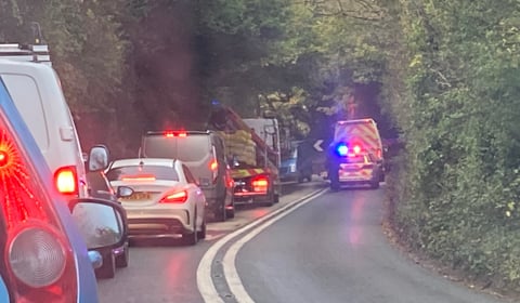 Accident on A379 just outside Modbury