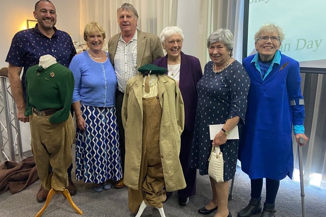 L to R: Daniel Burke, Ann and John Brooks, Chris Hurt, Mary West, Mary Watts