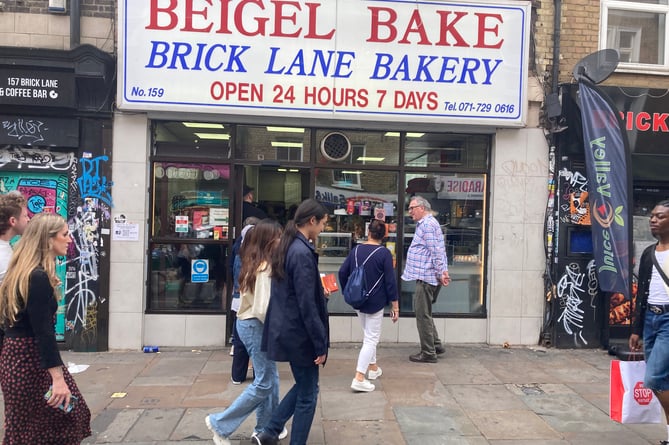 The famous Beigel Bake in Brick Lane