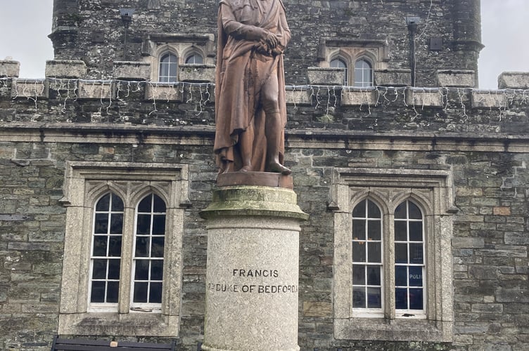 Statue of the highly influential Duke of Bedford