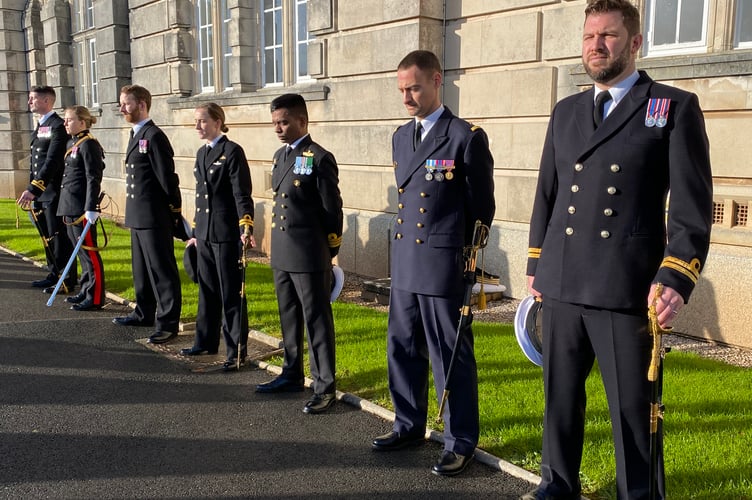 Cadets from eight other countries also took part in the parade