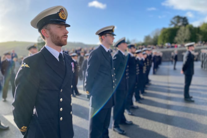 The cadets took part in a 29-week course to become Royal Navy officers